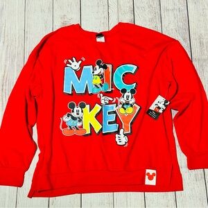 Disney Mickey Mouse Sweatshirt Junior XXL NEW
